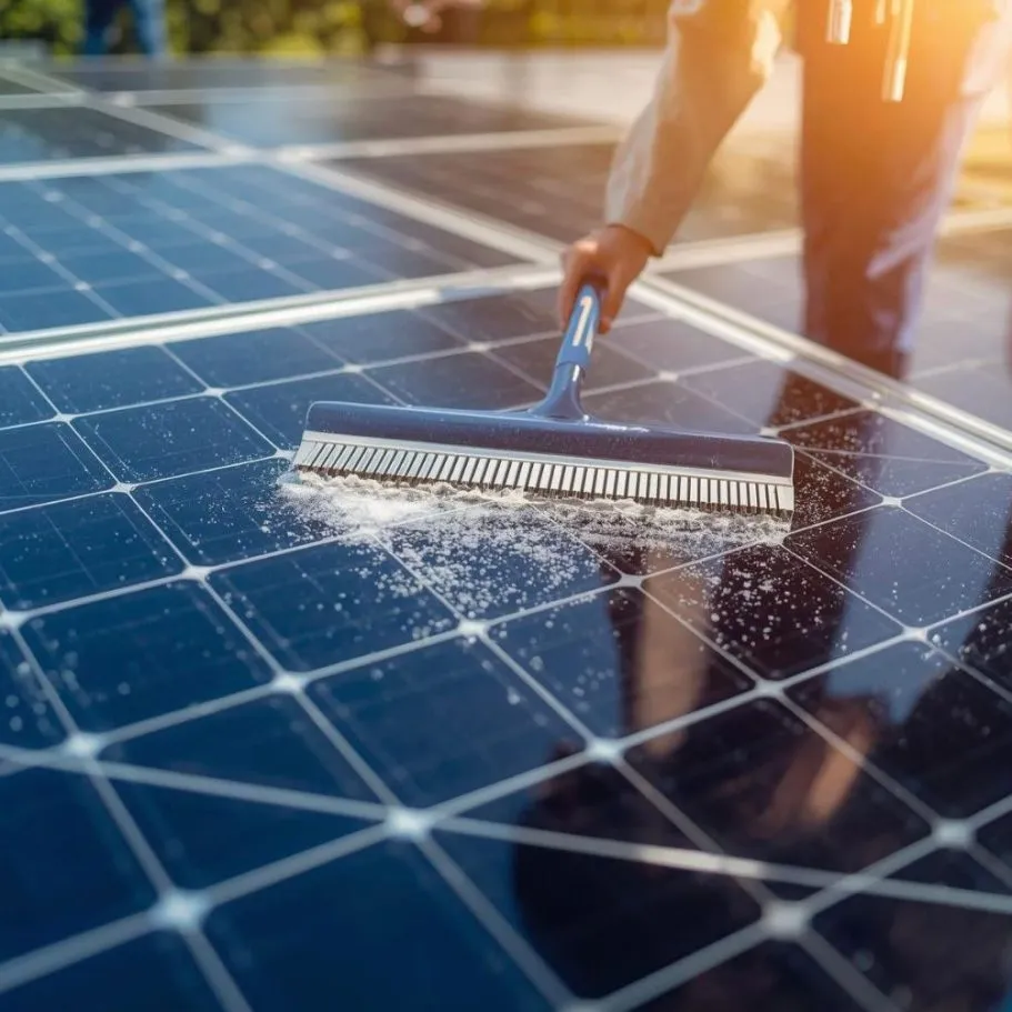 Revisión de una instalación de paneles solares
